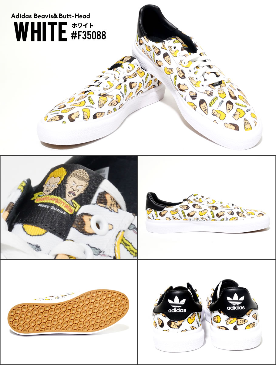 adidas x BEAVIS AND BUTT-HEAD アディダス スニーカー メンズ F35088 USモデル ストリート系 ヒップホップ ファッション 服 靴 帽子 通販