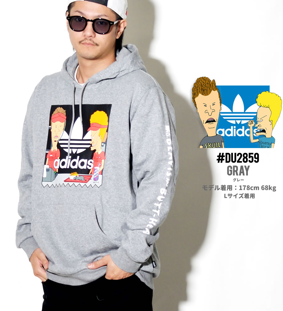 adidas アディダス パーカー メンズ BEAVIS & BUTTHEAD HOODIE DU2859
