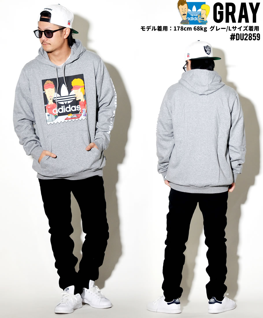 adidas アディダス パーカー メンズ BEAVIS & BUTTHEAD HOODIE DU2859