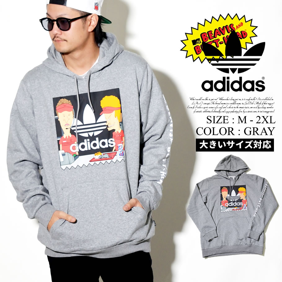 adidas アディダス パーカー メンズ BEAVIS & BUTTHEAD HOODIE DU2859