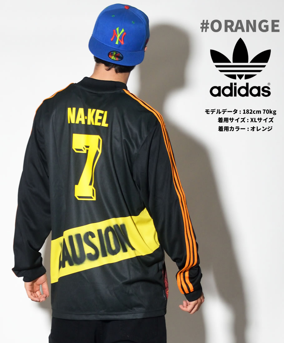 Adidas アディダス ロンt 長袖 Tシャツ メンズ 大きいサイズ ゲームジャージ ナンバリング マークゴンザレス コラボ Ce13 Adtt073 Adidas アディダス ロンt 長袖 Tシャツ メンズ 大きいサイズ ゲームジャージ ナンバリング マークゴンザレス コラボ Ce13 Adtt073