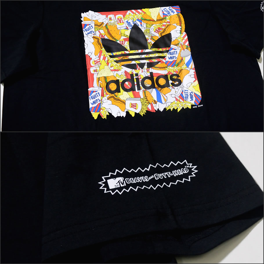 adidas アディダス Tシャツ メンズ 半袖 BEAVIS & BUTTHEAD TEE1 DU2862