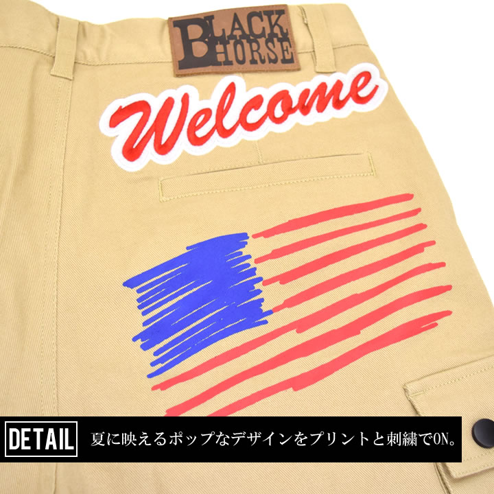 短パン ハーフパンツ USA 国旗 B系 ファッション ストリート系 カジュアル メンズ