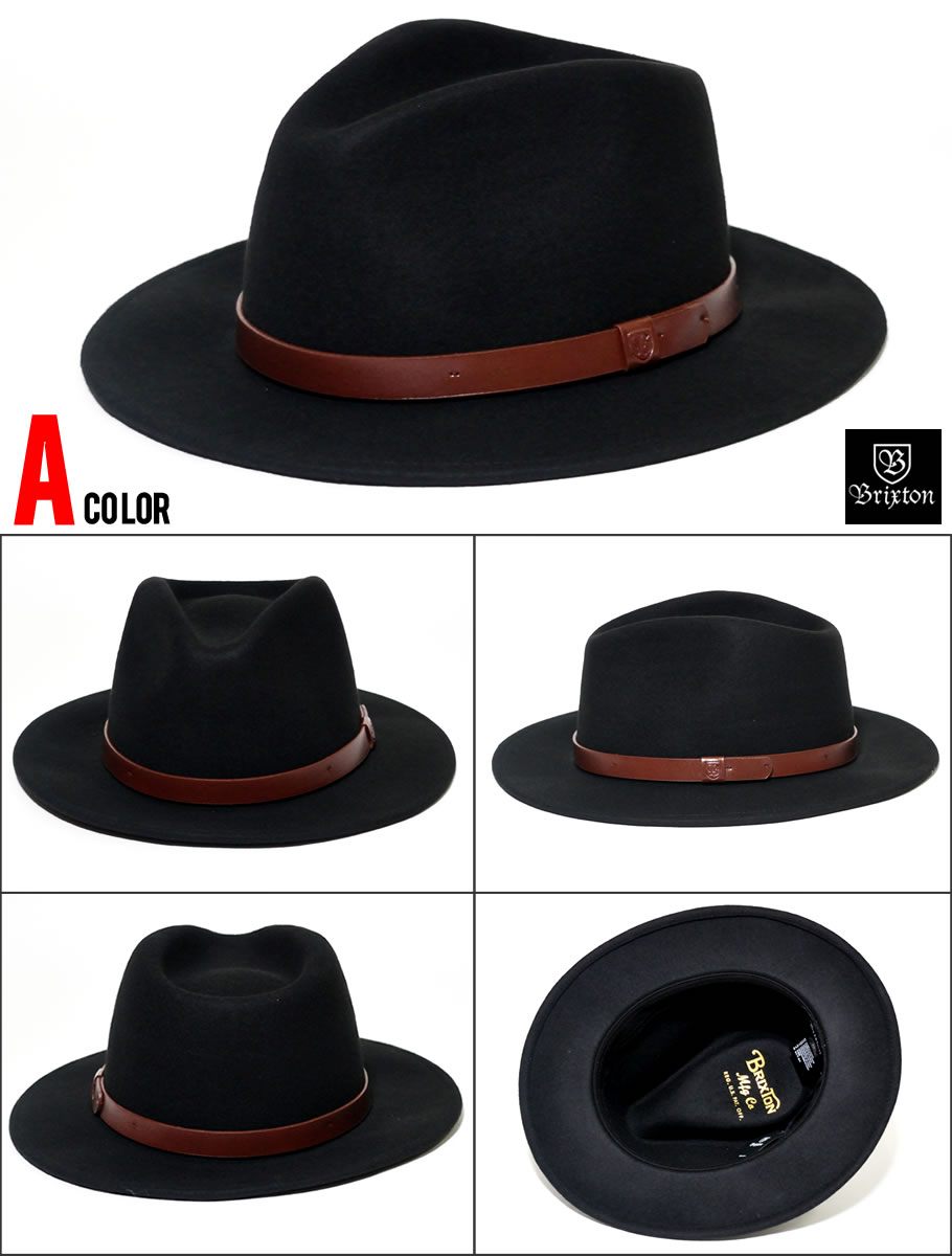 BRIXTON ブリクストン ハット フェドラハット 中折れフェルトハット MESSER FEDORA