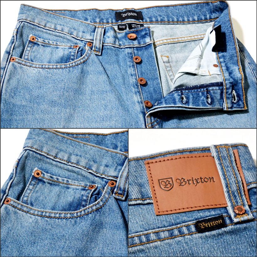 BRIXTON ブリクストン ジーンズ メンズ 04099 LABOR 5-PKT DENIM