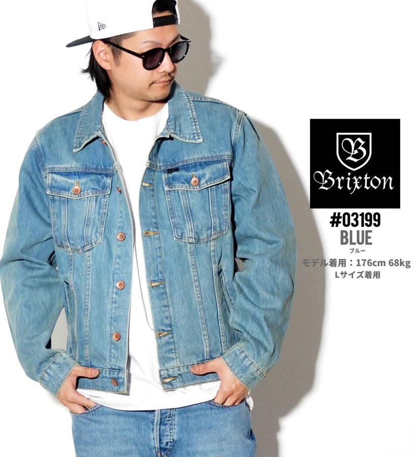BRIXTON ブリクストン デニムジャケット メンズ 03199 CABLE DENIM JKT