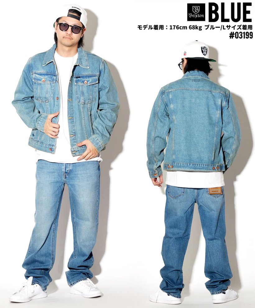 BRIXTON ブリクストン デニムジャケット メンズ 03199 CABLE DENIM JKT