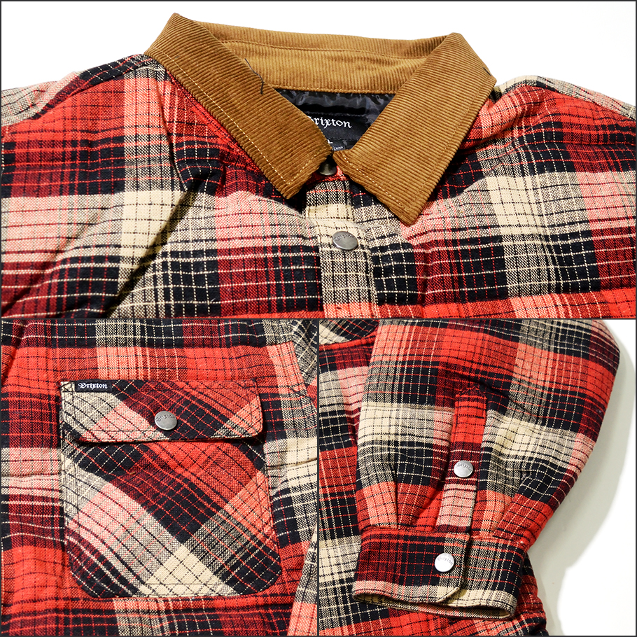 BRIXTON ブリクストン 中綿ジャケット 03027 メンズ ストリート系 カジュアル ファッション 秋 冬 コーディネート 服 通販