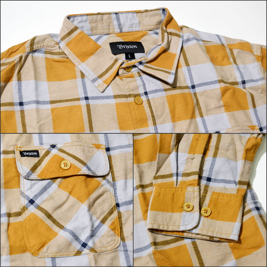 BRIXTON ブリクストン ネルシャツ メンズ 01124 BOWERY LW FLANNEL