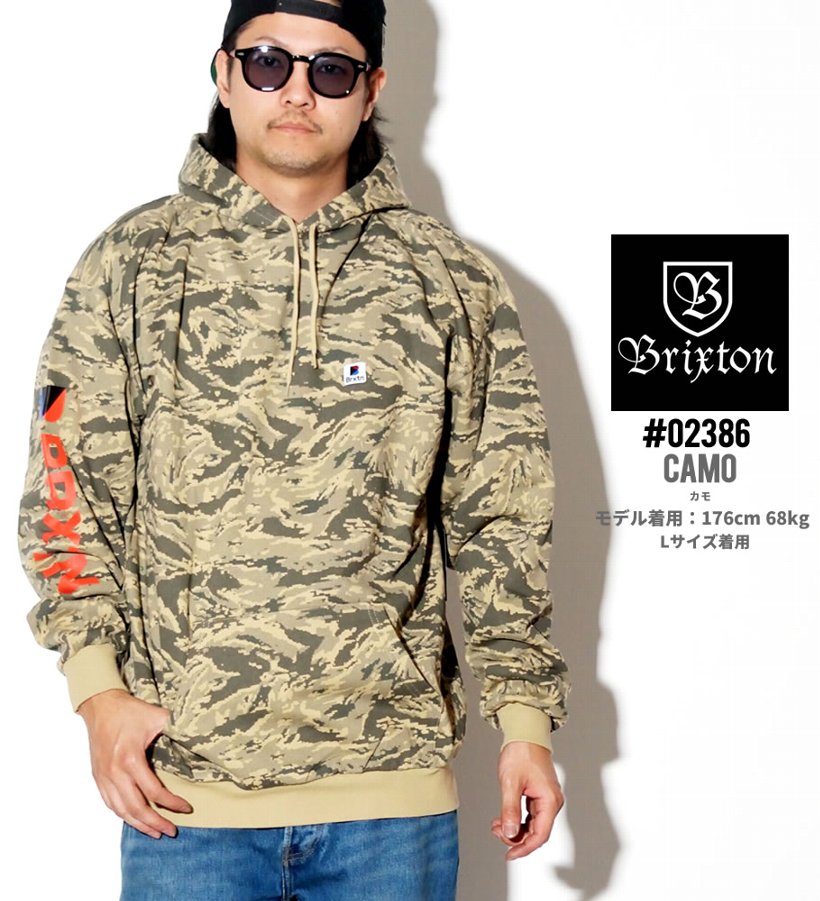 BRIXTON ブリクストン プルオーバーパーカー メンズ 02386 STOWELL HOOD
