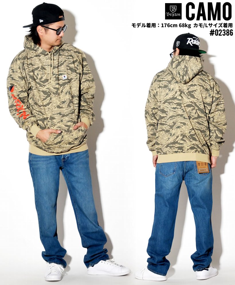 BRIXTON ブリクストン プルオーバーパーカー メンズ 02386 STOWELL HOOD