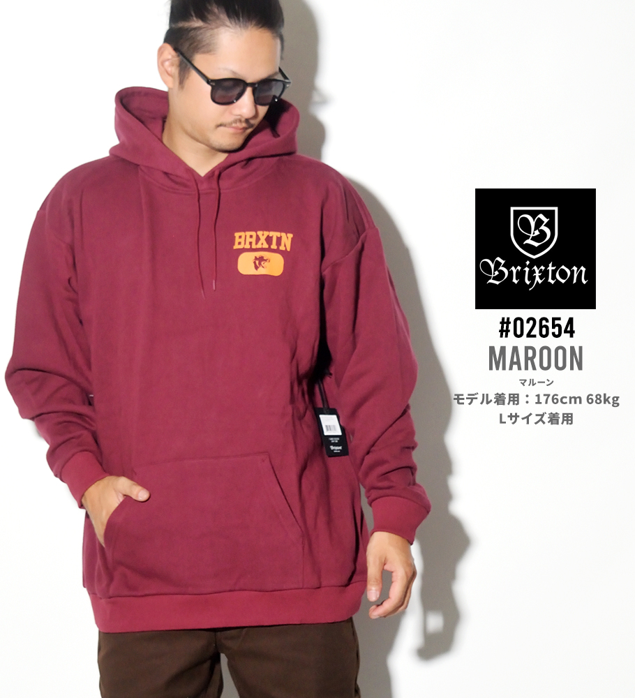BRIXTON ブリクストン プルオーバーパーカー メンズ 02654 ストリート系 カジュアル ファッション 秋 冬 コーディネート 服 通販
