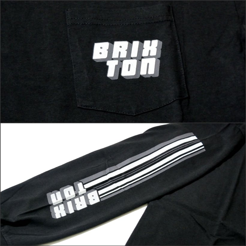 BRIXTON ブリクストン Tシャツ メンズ 長袖 ロンT 06981 CHIBA L/S STT PKT