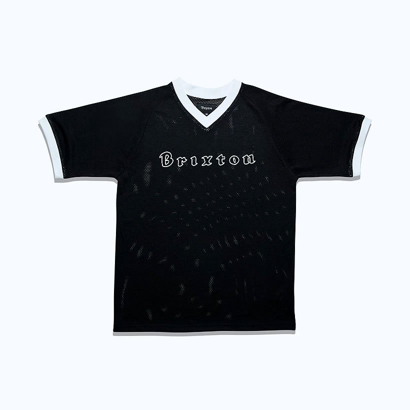 BRIXTON ブリクストン Vネック メッシュジャージ Tシャツ メンズ 半袖 02591 USモデル サーフ系 ストリート系 スケーター系 ファッション 服 通販