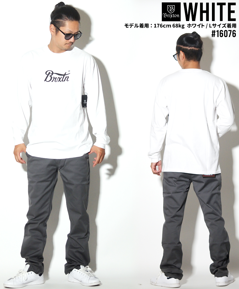 BRIXTON ブリクストン Tシャツ メンズ 長袖 16076 ストリート系 カジュアル ファッション 秋 冬 コーディネート 服 通販