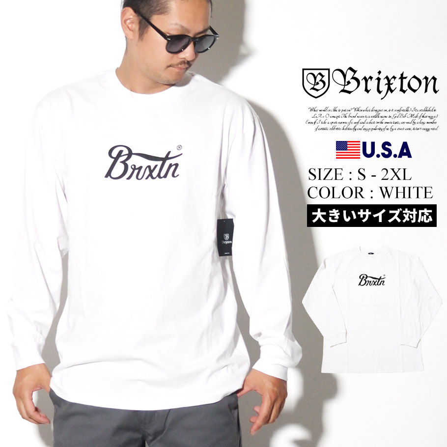 BRIXTON ブリクストン Tシャツ メンズ 長袖 16076 ストリート系 カジュアル ファッション 秋 冬 コーディネート 服 通販