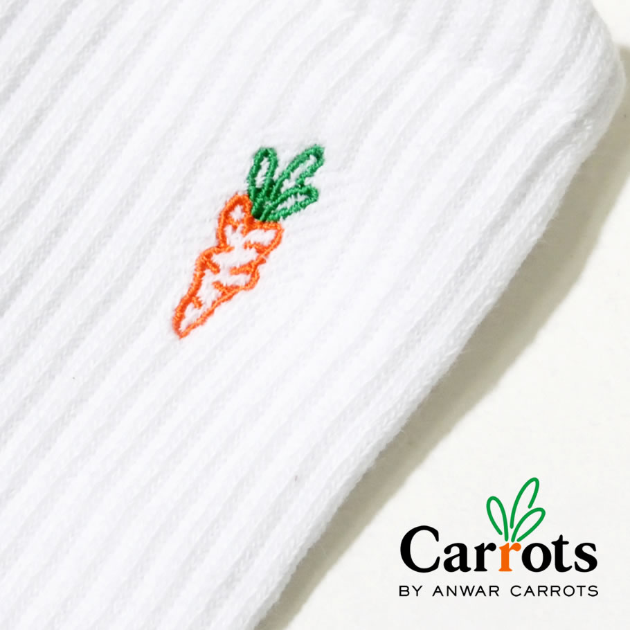 Carrots キャロッツ 靴下 メンズ WORDMARK CREW SOCKS CFA18-WMCS