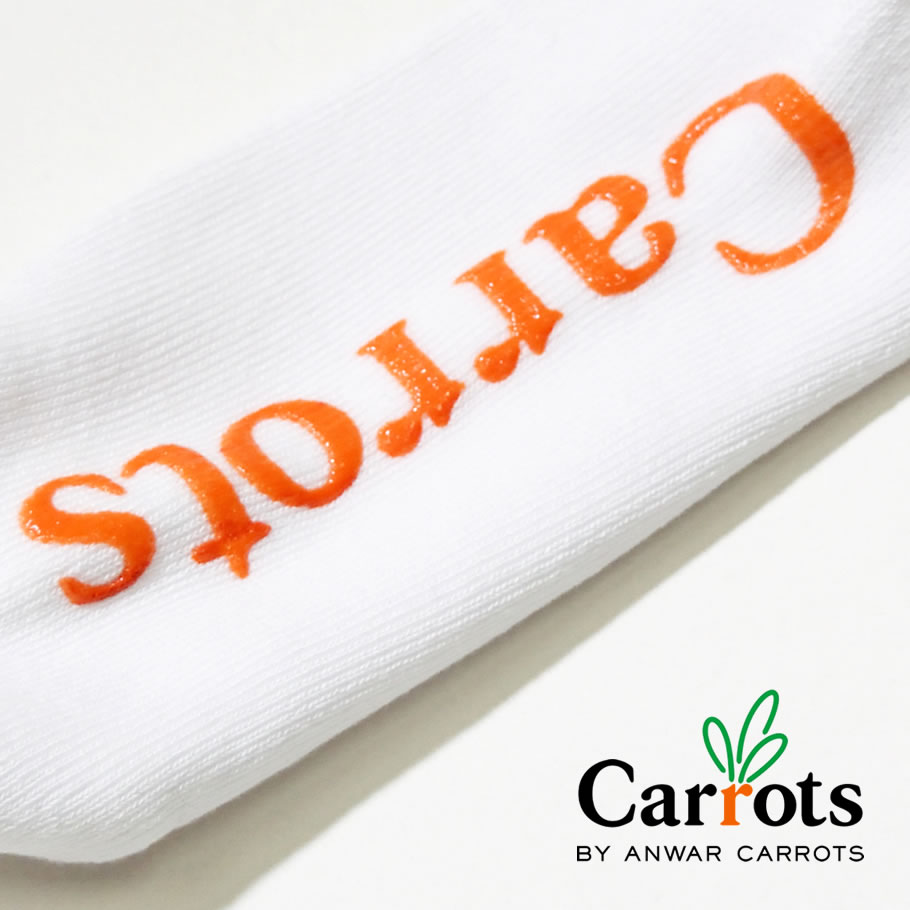 Carrots キャロッツ 靴下 メンズ WORDMARK CREW SOCKS CFA18-WMCS