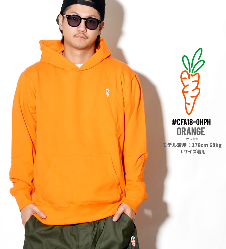 Carrots キャロッツ プルオーバーパーカー メンズ ONE HIT PATCH HOODIE CFA18-OHPH