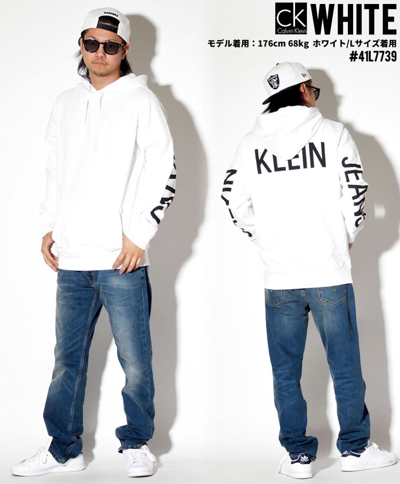 カルバンクライン パーカー メンズ スウェット プリント Calvin Klein 大きいサイズ 41L7739 USモデル ストリート系 ヒップホップ ファッション 服 通販