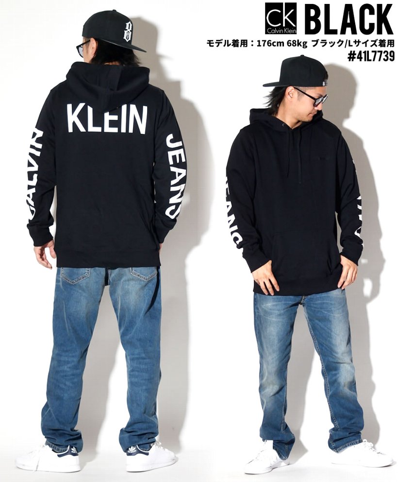 カルバンクライン パーカー メンズ スウェット プリント Calvin Klein 大きいサイズ 41L7739 USモデル ストリート系 ヒップホップ ファッション 服 通販