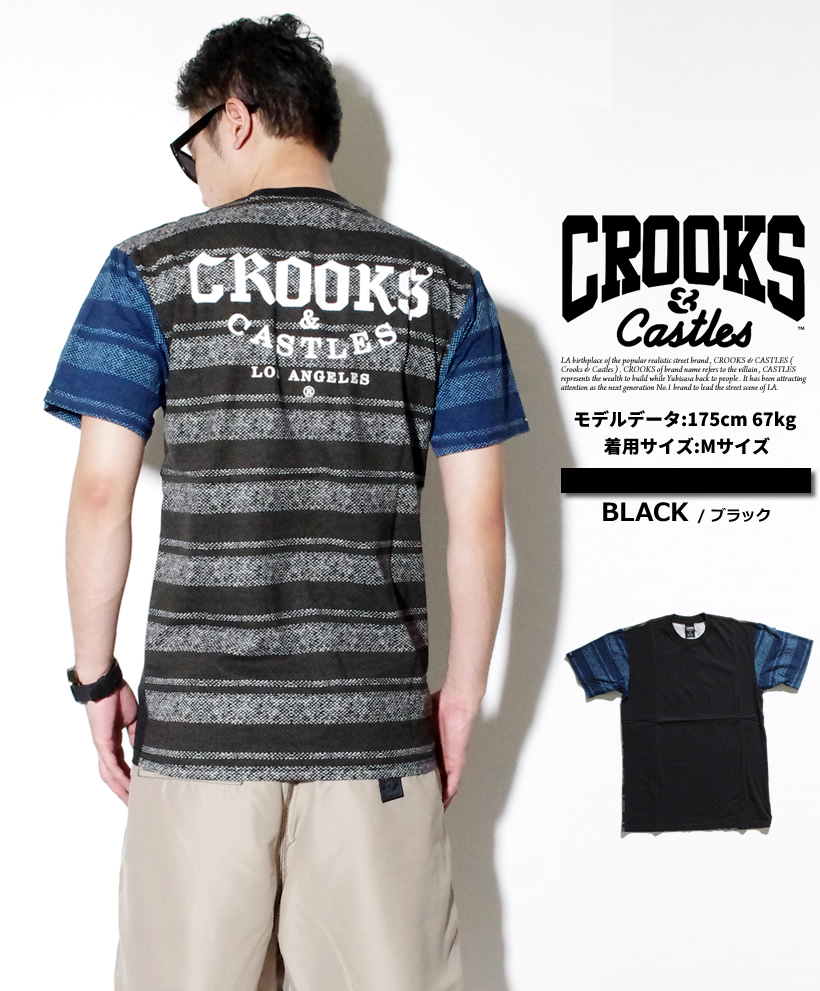 Crooks and Castles クルックスアンドキャッスルズ Tシャツ 半袖 1460740 ヒップホップ 服 B系ファッション