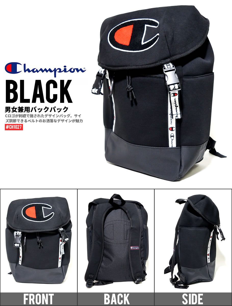 チャンピオン バックパック メンズ 海外限定モデル Cロゴ 無地 迷彩 リュックサック 鞄 Champion CH1027 日本未発売