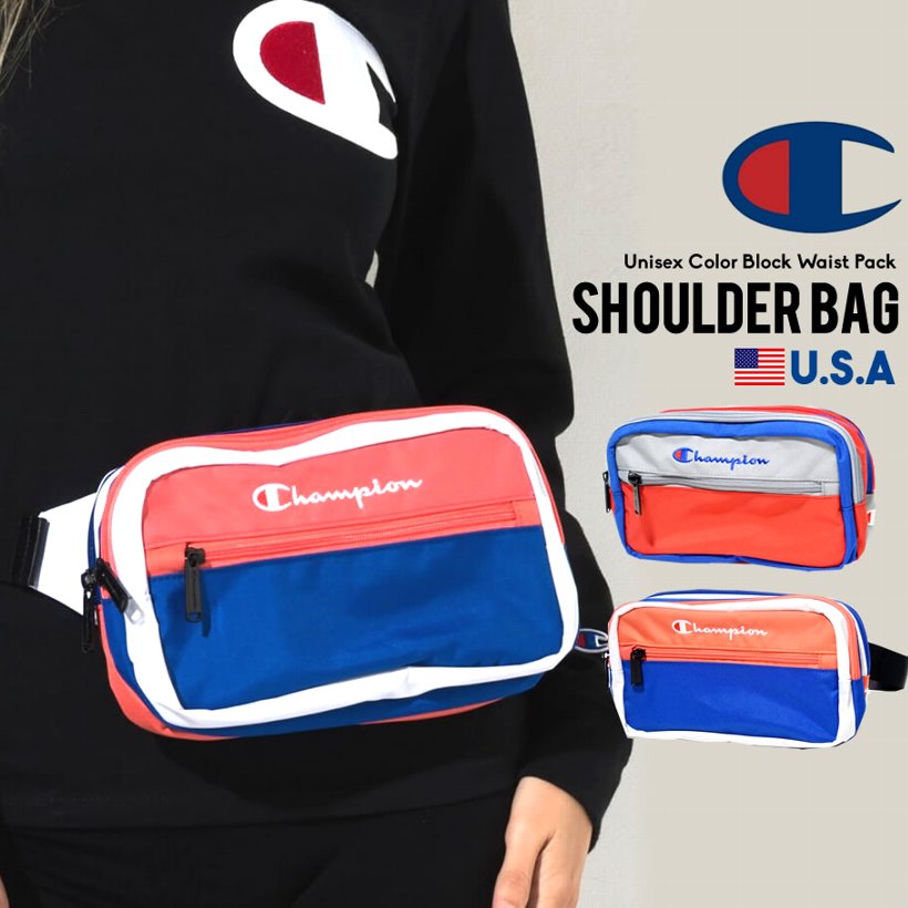 Champion チャンピオン ウェストポーチ レディース メンズ ロゴ ヒップホップ ストリート系 ファッション Ch1057 鞄 通販 Champion チャンピオン ウェストポーチ レディース メンズ ロゴ ヒップホップ ストリート系 ファッション Ch1057 鞄 通販