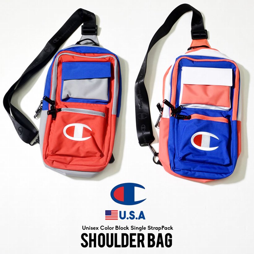 Champion チャンピオン ボディーバック ウェストポーチ メンズ レディース ロゴ ヒップホップ ストリート系 ファッション Ch1061 鞄 通販