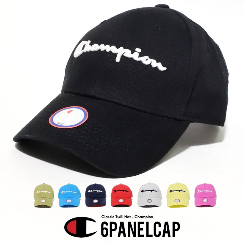 チャンピオン Champion 6パネルキャップ メンズ 帽子 Classic Twill Mens Strapback Hat H0543 日本未発売