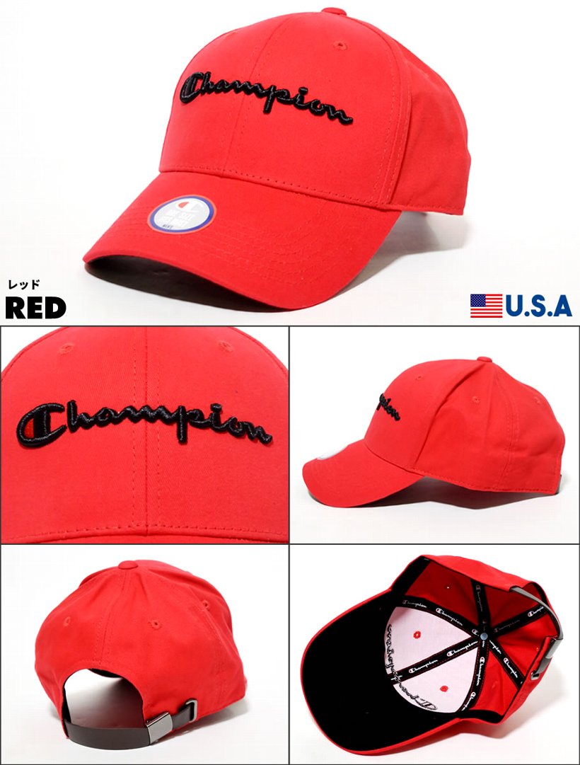 チャンピオン Champion 6パネルキャップ メンズ 帽子 Classic Twill Mens Strapback Hat H0543 日本未発売