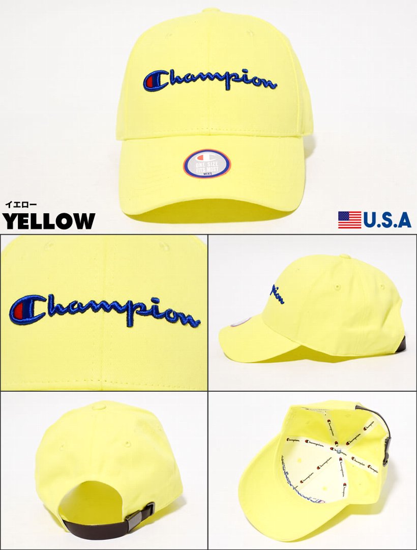 チャンピオン Champion 6パネルキャップ メンズ 帽子 Classic Twill Mens Strapback Hat H0543 日本未発売