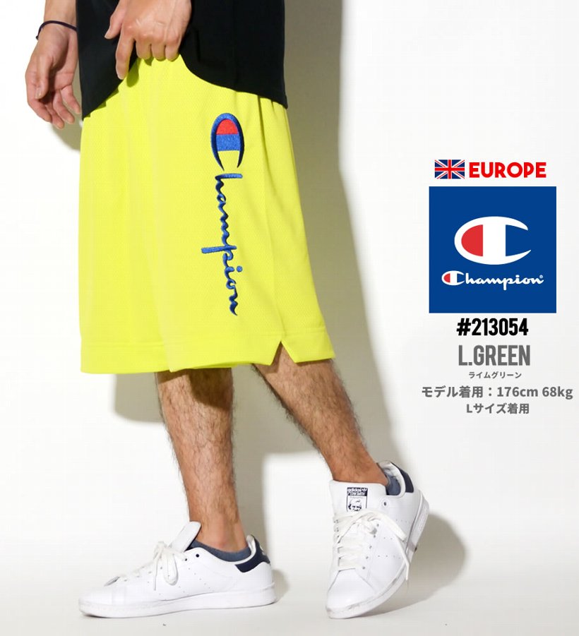 チャンピオン メッシュハーフパンツ メンズ 日本未発売 ヨーロッパモデル 大きいサイズ Champion 213054 ストリート系 スポーツ ヒップホップ ファッション 服 通販