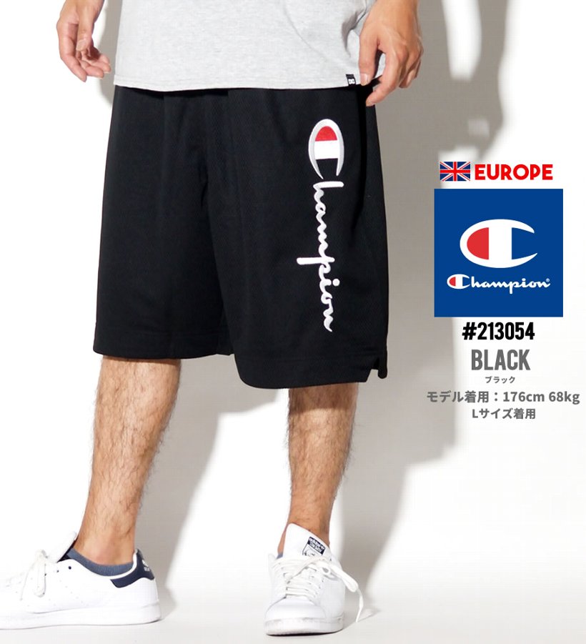 チャンピオン メッシュハーフパンツ メンズ 日本未発売 ヨーロッパモデル 大きいサイズ Champion 213054 ストリート系 スポーツ ヒップホップ ファッション 服 通販
