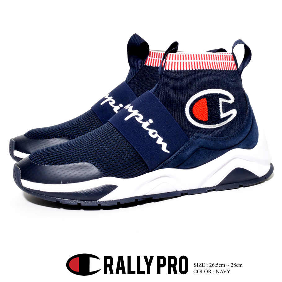 Champion チャンピオン ハイカット スニーカー メンズ ラリー プロ RALLY PRO CM100022M 靴 通販