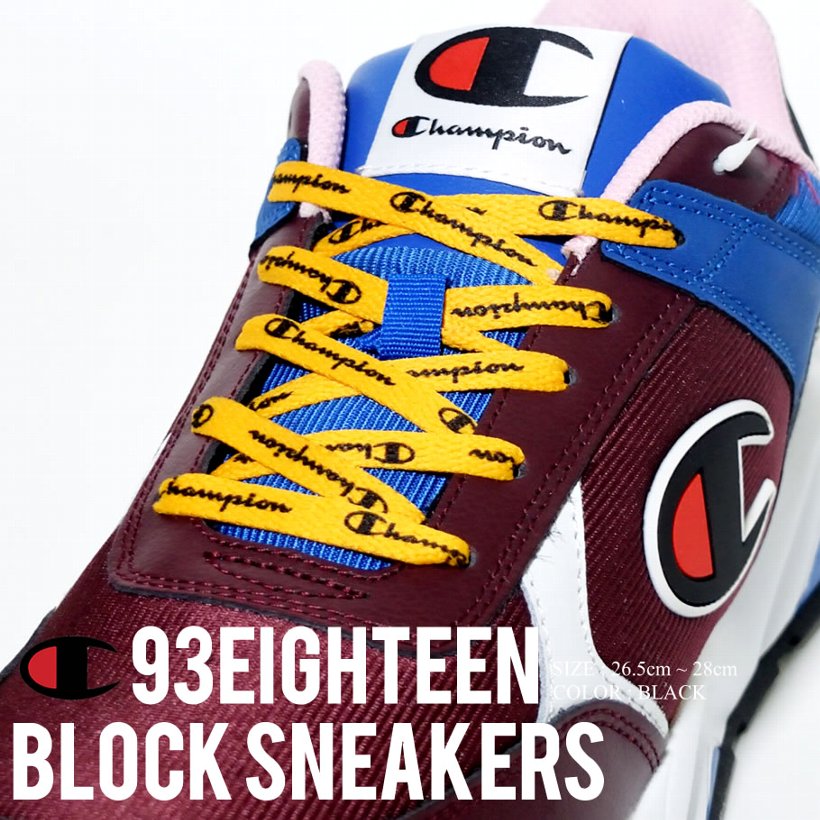 Champion チャンピオン ローカット スニーカー メンズ 93eighteen Block Cmm 靴 通販
