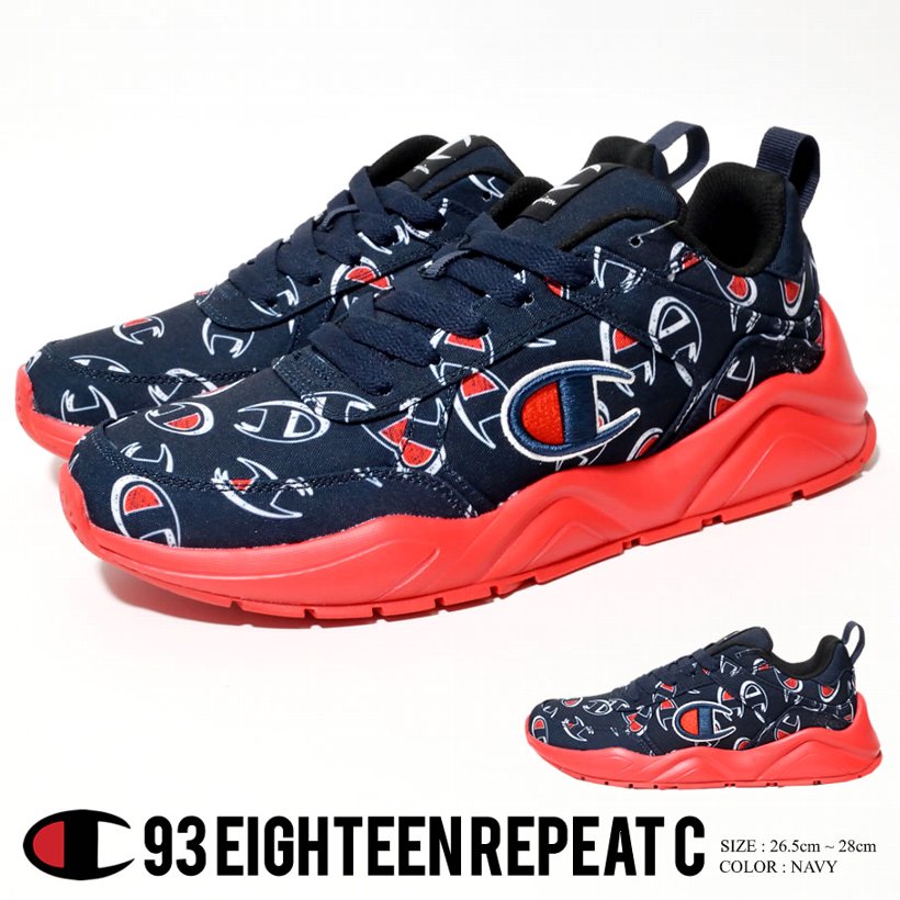 チャンピオン スニーカー メンズ Champion 93Eighteen REPEAT CM100244M USモデル ストリート系 スポーツ ヒップホップ ファッション 服 通販
