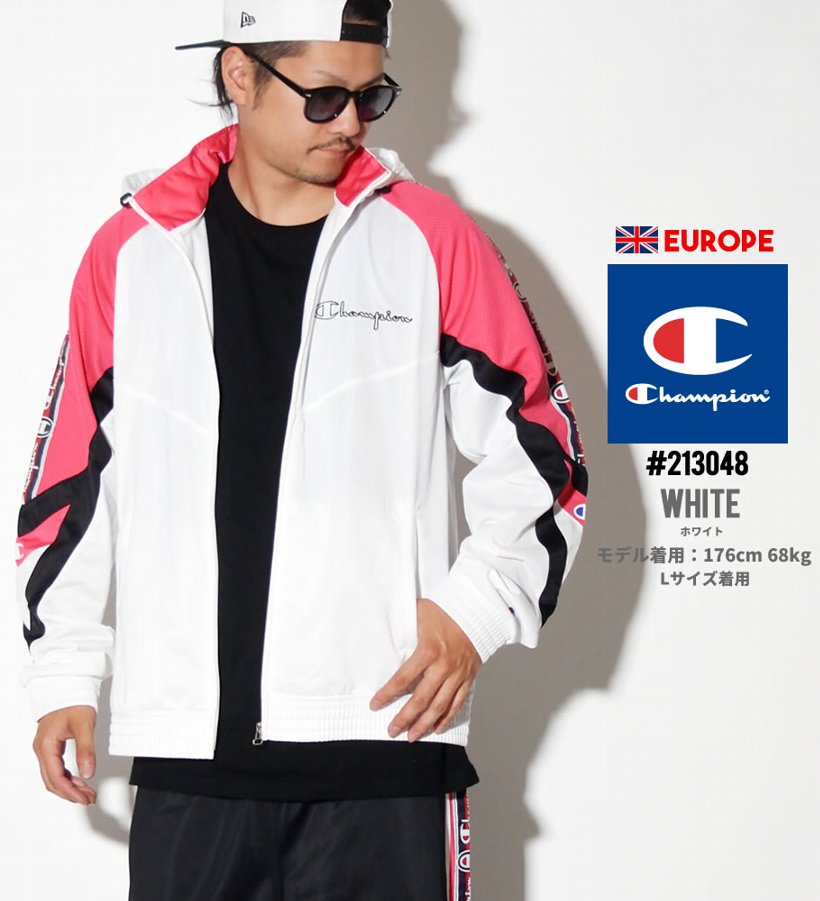 チャンピオン トラックジャケット メンズ ジャージ 上 Champion 大きいサイズ 213048 ヨーロッパモデル ストリート系 スポーツ ヒップホップ ファッション 服 通販