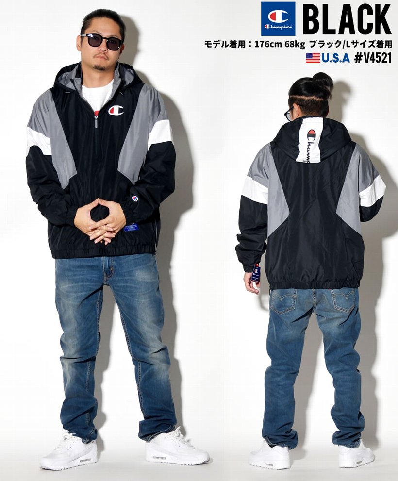 チャンピオン アノラックジャケット メンズ 中綿 V4521 大きいサイズ 2019秋冬 新作