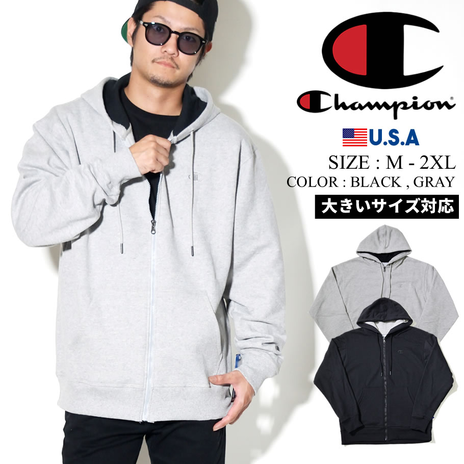 Champion チャンピオン スウェット パーカー ジップパーカー メンズ Usa規格 S01 Cppt010