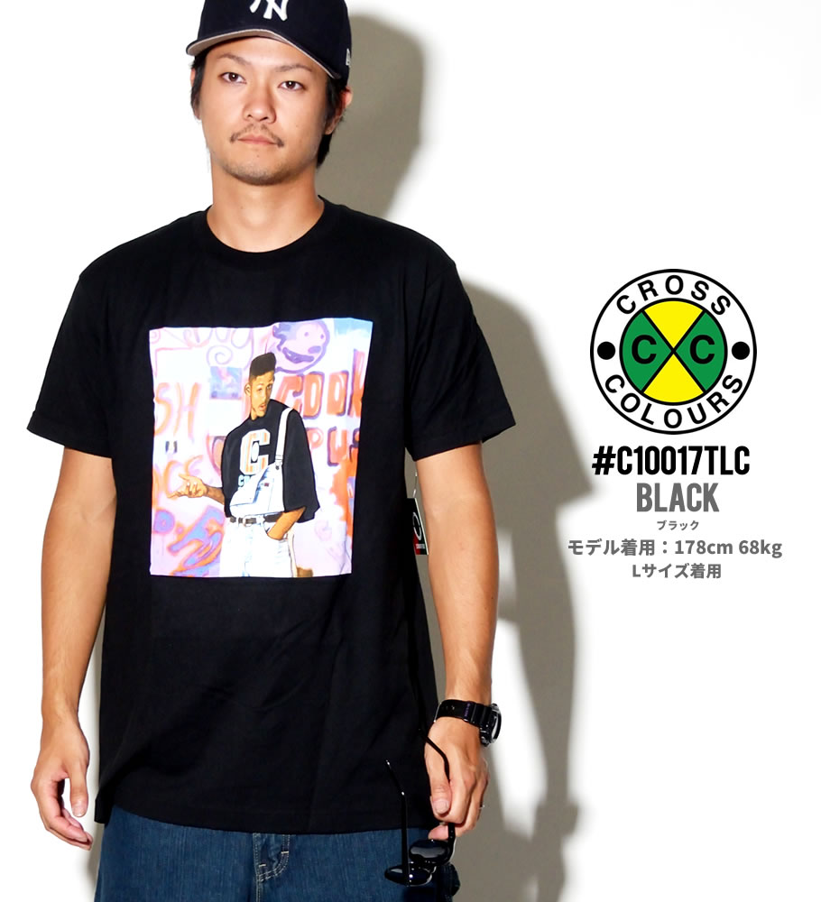 CROSS COLOURS クロスカラーズ Tシャツ メンズ 半袖 FRESH PRINCE ウィルスミス プリント C10017FRS