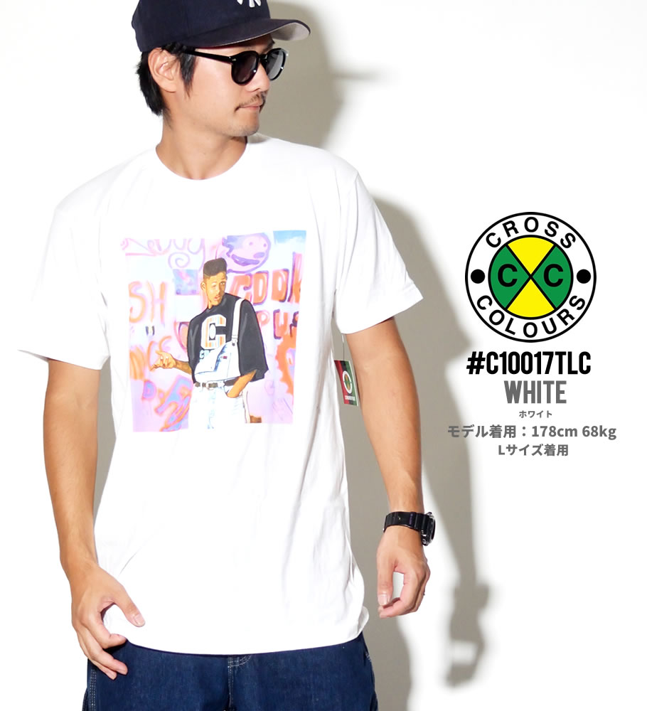 CROSS COLOURS クロスカラーズ Tシャツ メンズ 半袖 FRESH PRINCE ウィルスミス プリント C10017FRS
