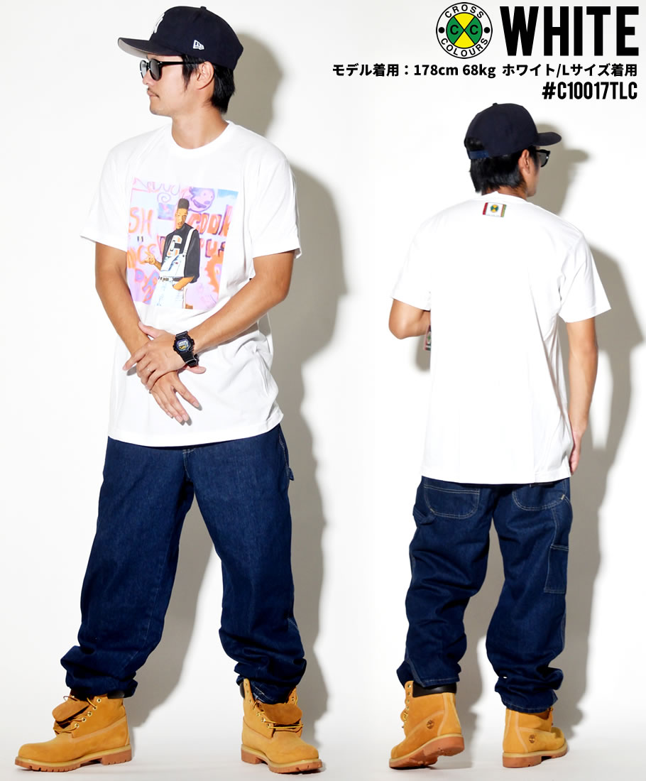 CROSS COLOURS クロスカラーズ Tシャツ メンズ 半袖 FRESH PRINCE ウィルスミス プリント C10017FRS