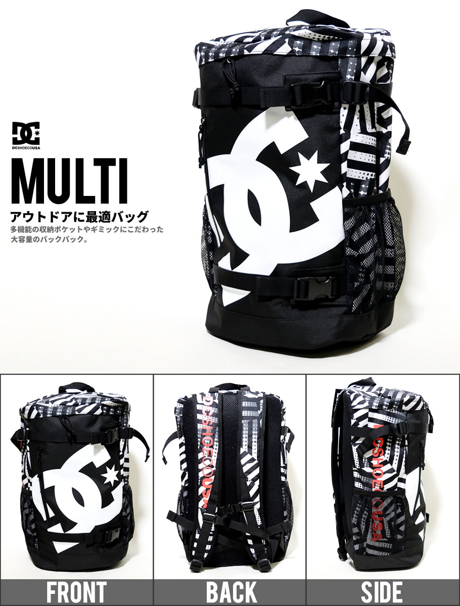 DC リュック メンズ バックパック スポーツ アウトドア DC SHOE 5130E903 黒 赤 2019春 新作