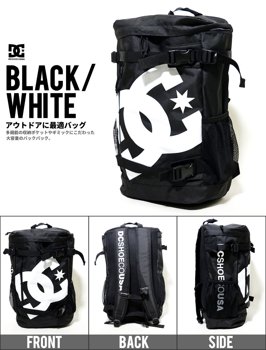 DC リュック メンズ バックパック スポーツ アウトドア DC SHOE 5130E903 黒 赤 2019春 新作