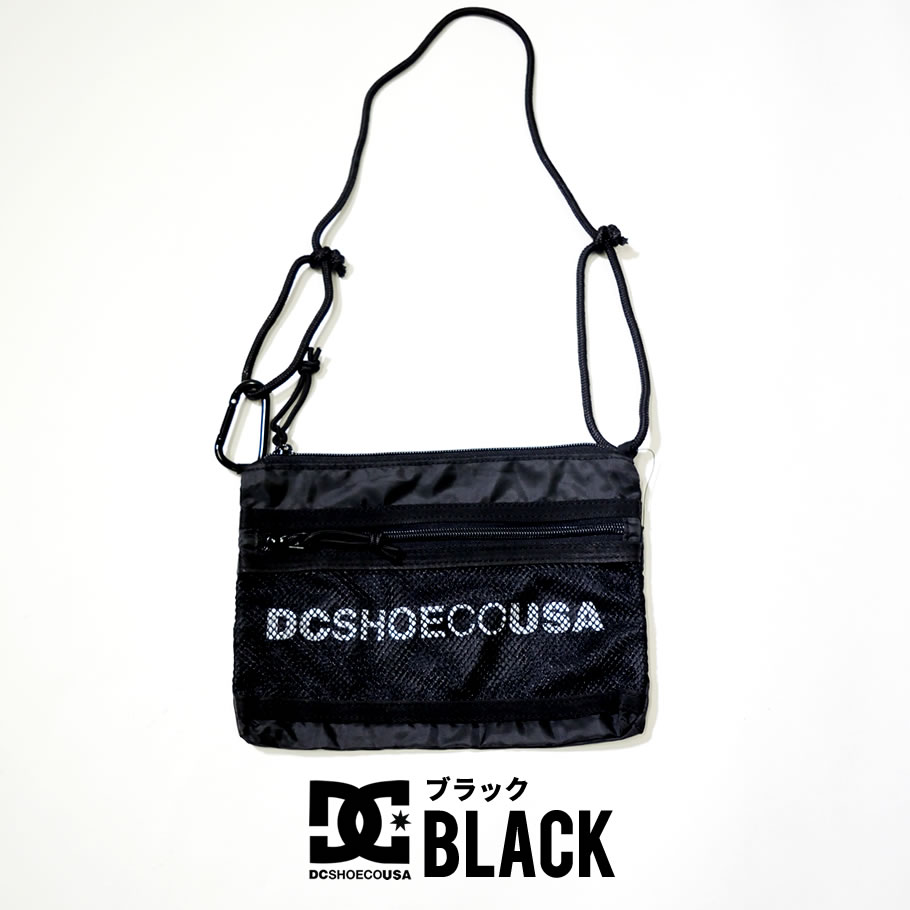 DC サッシュ メンズ ミニバッグ ポーチ スポーツ アウトドア DC SHOE 5130E909 黒 2019春 新作
