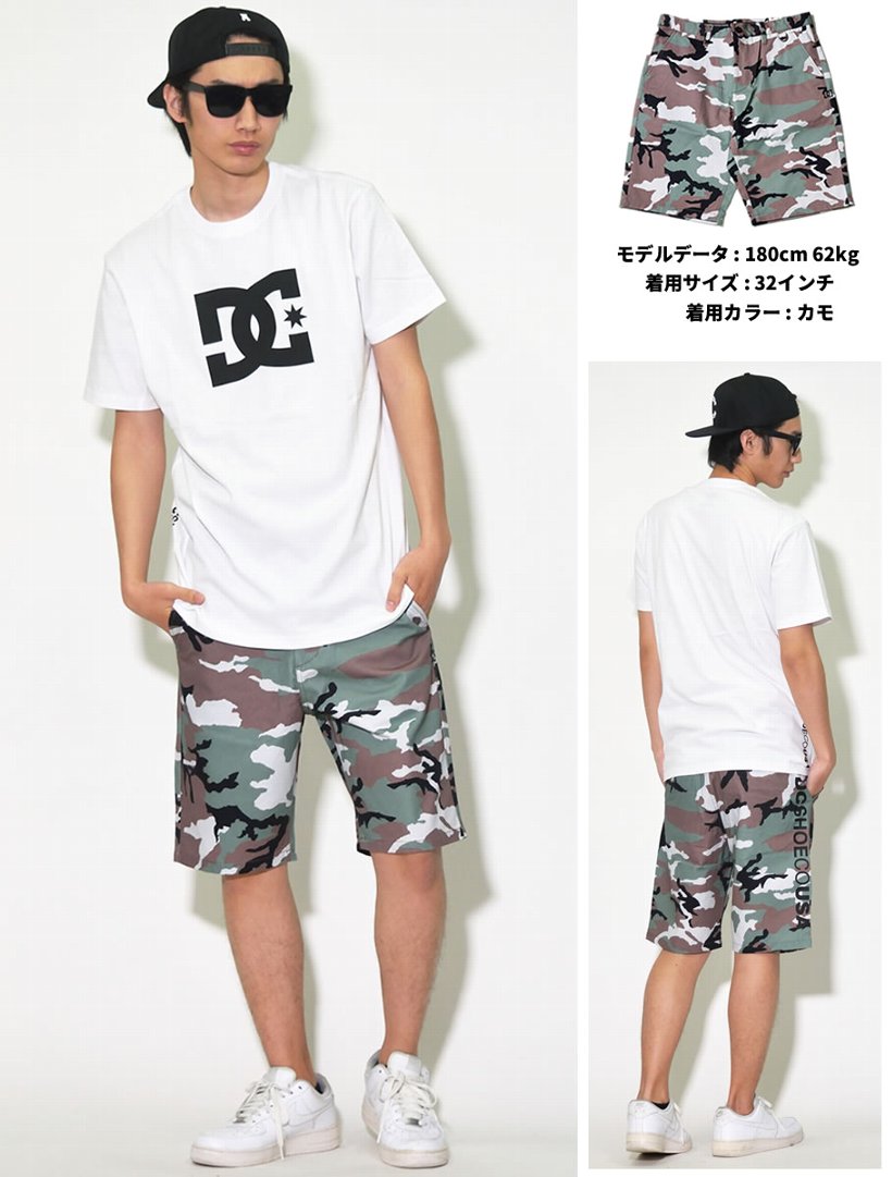 DC ハーフパンツ チノパン メンズ 春 スケボー ブランド おしゃれ スポーツ DC SHOE 大きいサイズ