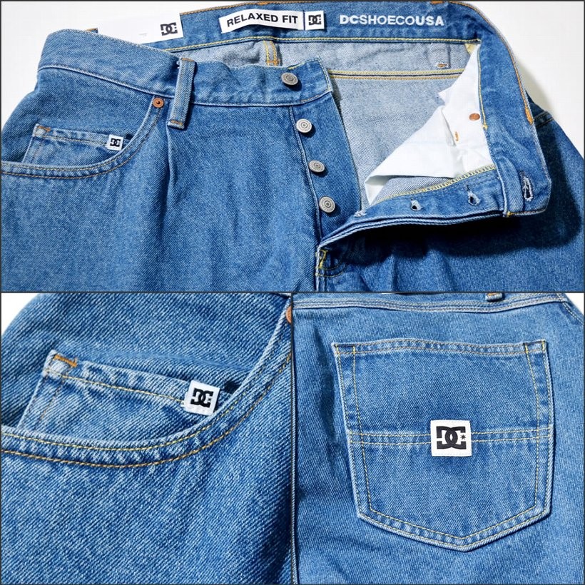 DC ジーンズ メンズ リラックスフィット テーパード DC SHOE EDYDP03410 ストリート系 男子 女子 ファッション コーディネート 服 通販