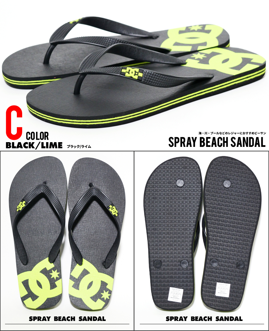 DC ビーチサンダル メンズ ブランド ビーサン 海 DC SHOE