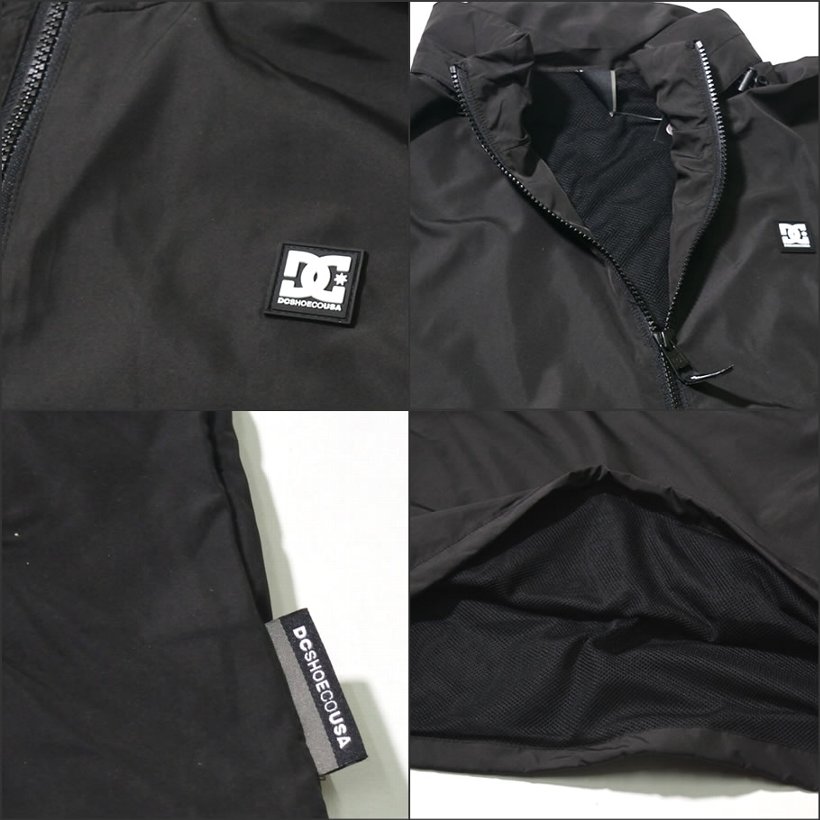 DC 撥水 アノラックジャケット メンズ 軽量 メッシュ 5110J003 大きいサイズ ストリート系 スケーター スケート スケボー ファッション 服 通販
